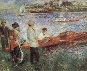 Pierre-Auguste Renoir Oarsmen at Charou oil painting